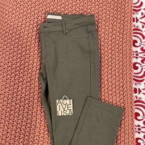 Active USA Women's Olive Skinny Pants